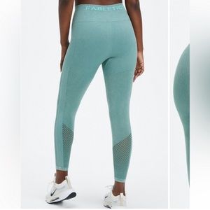 Fabletics teal lightweight breathable leggings medium